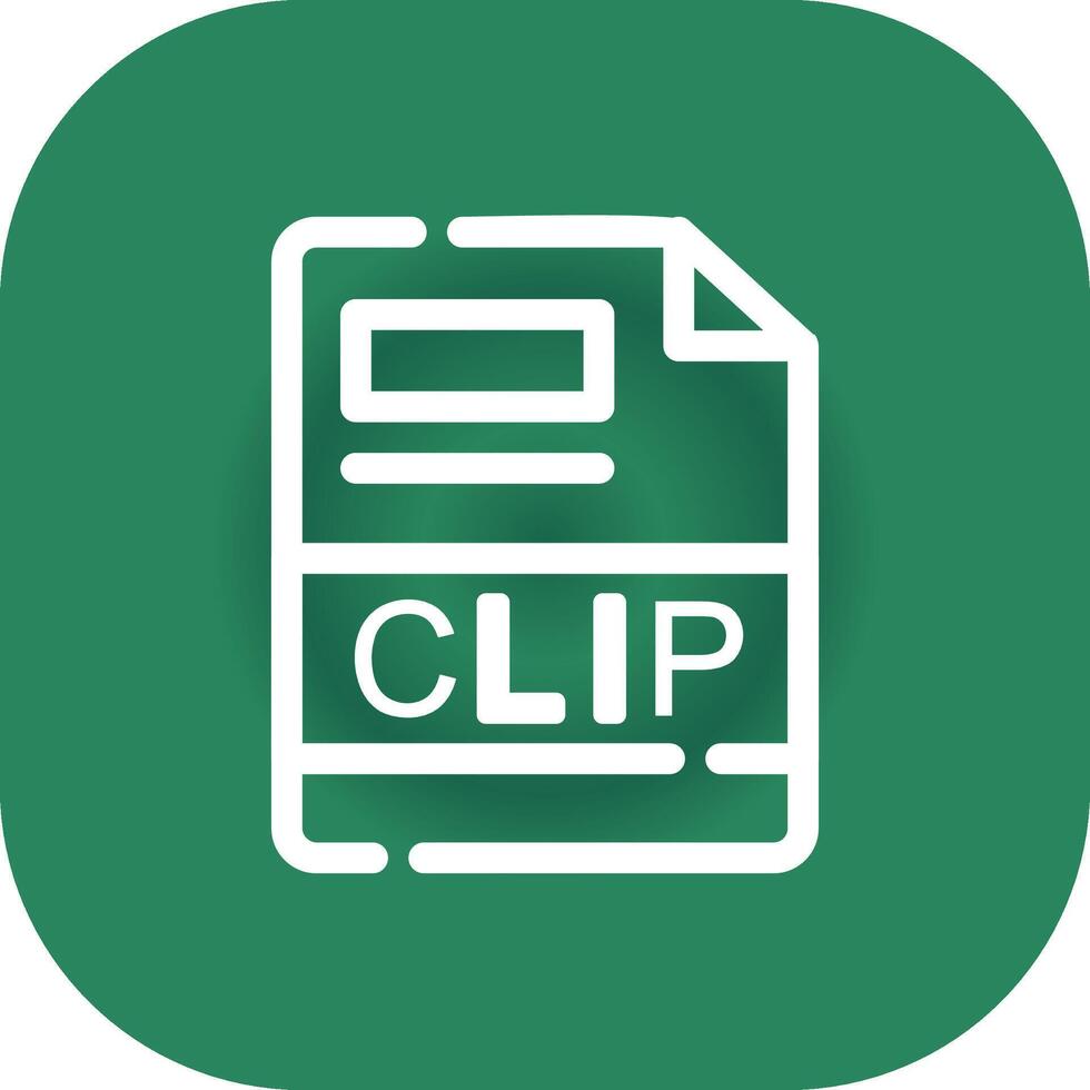 CLIP Creative Icon Design vector