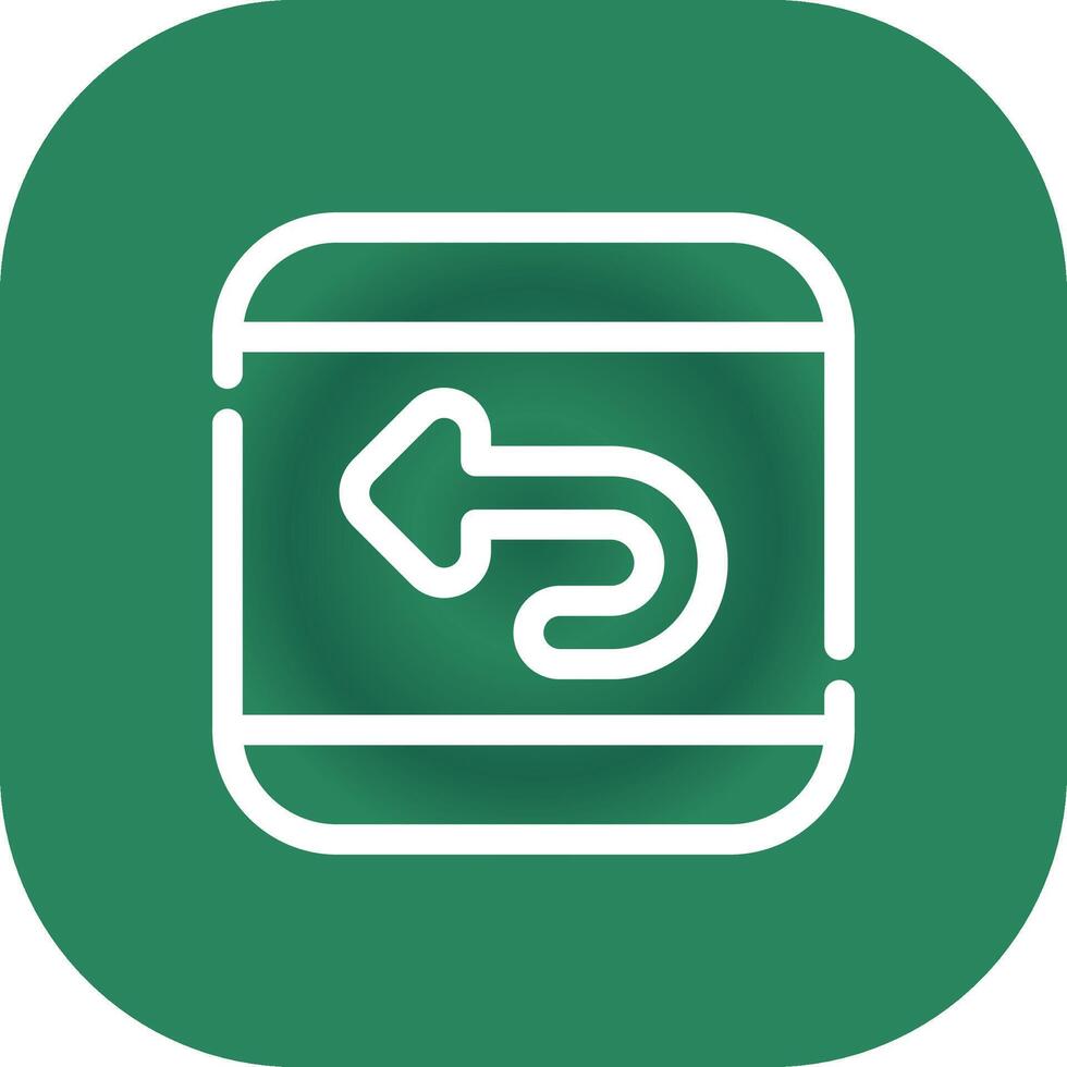 Undo Creative Icon Design vector