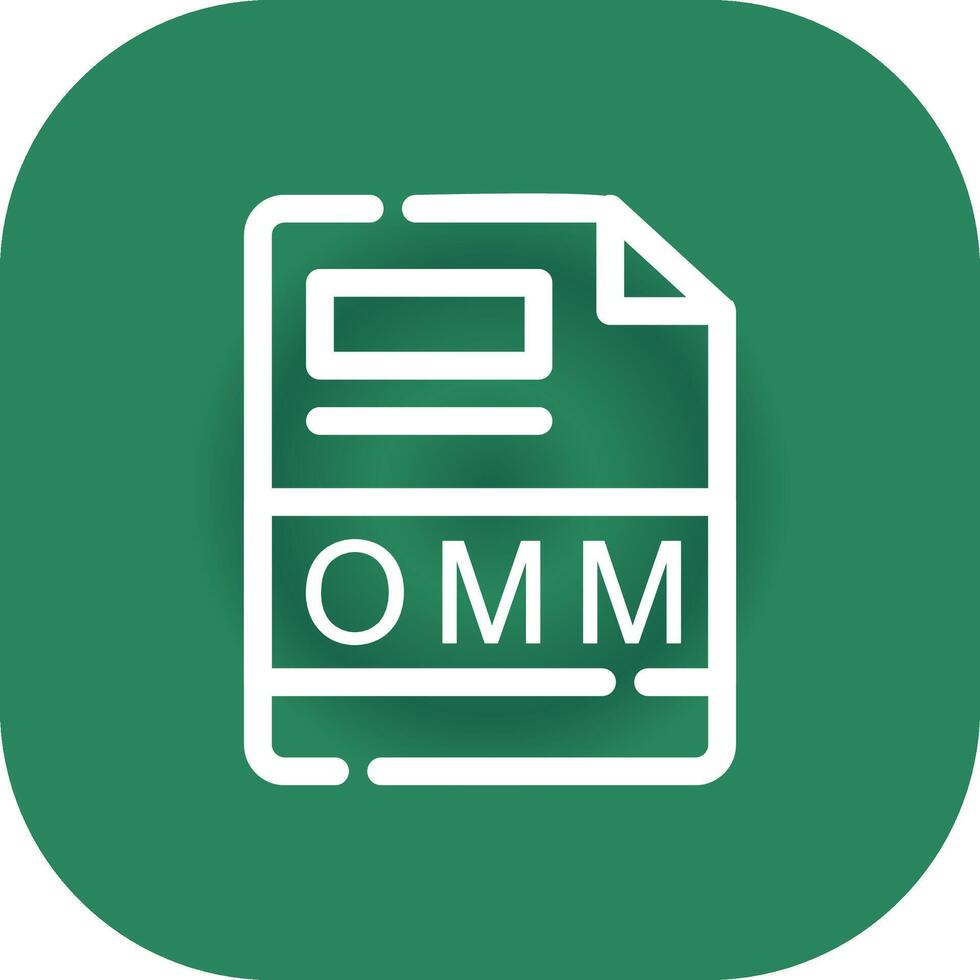 OMM Creative Icon Design vector