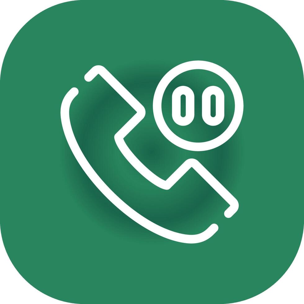 Phone Pause Creative Icon Design vector