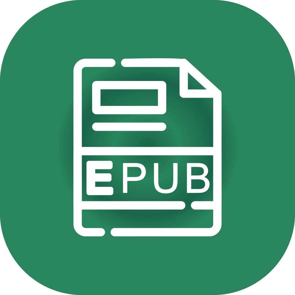 epub creativo icono diseño vector