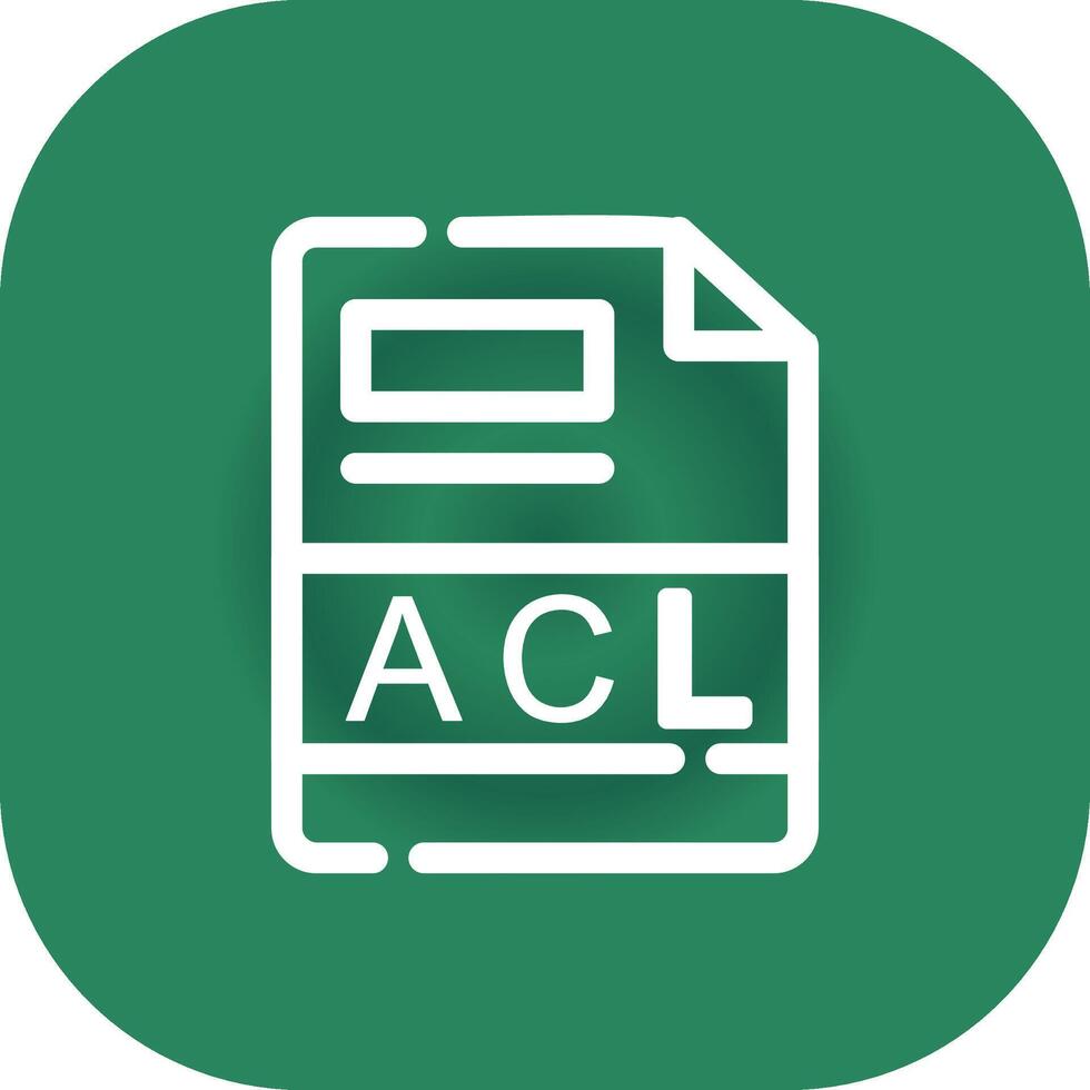 ACL Creative Icon Design vector