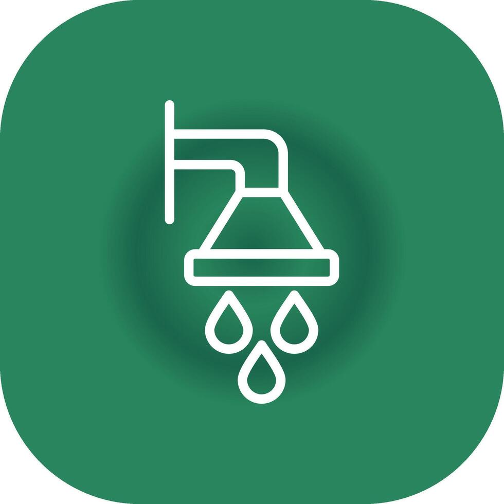 Shower Creative Icon Design vector