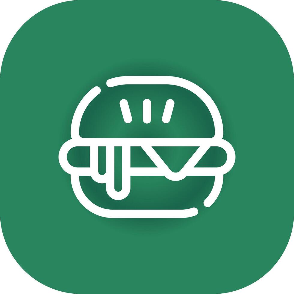 Hamburger Creative Icon Design vector