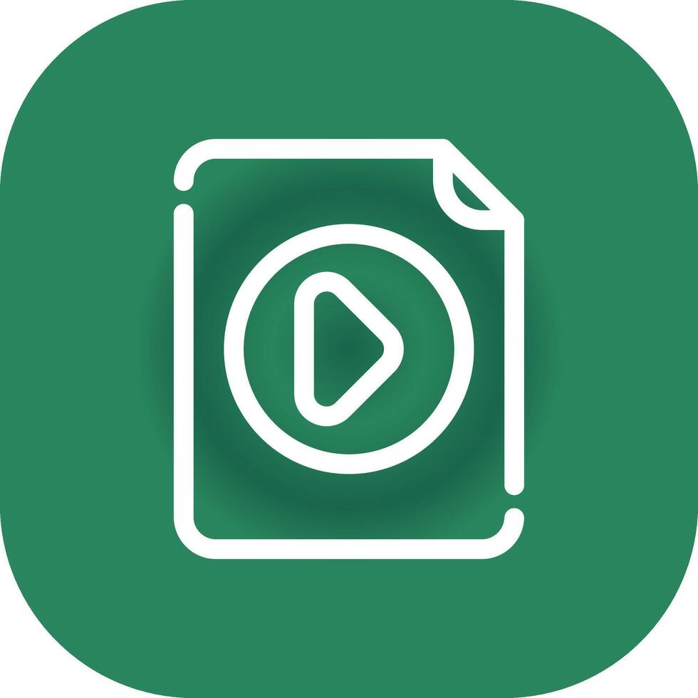 Video File Creative Icon Design vector