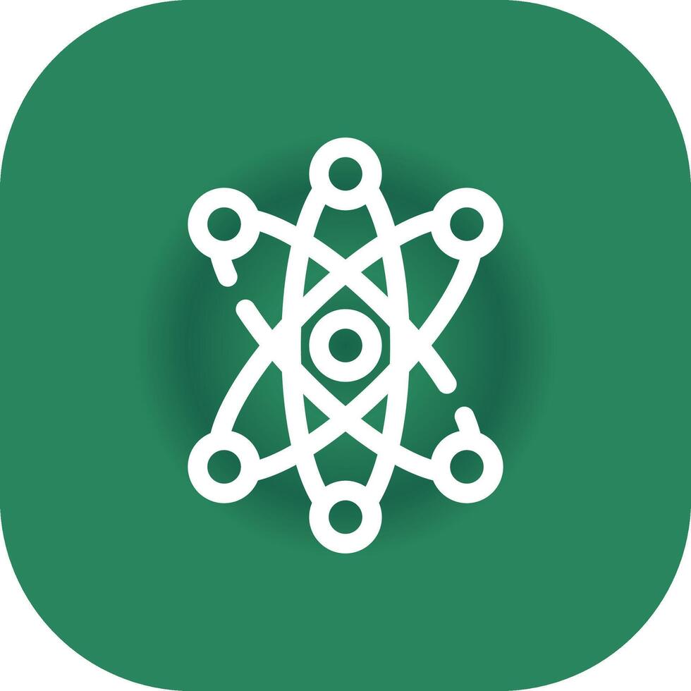 Atom Creative Icon Design vector