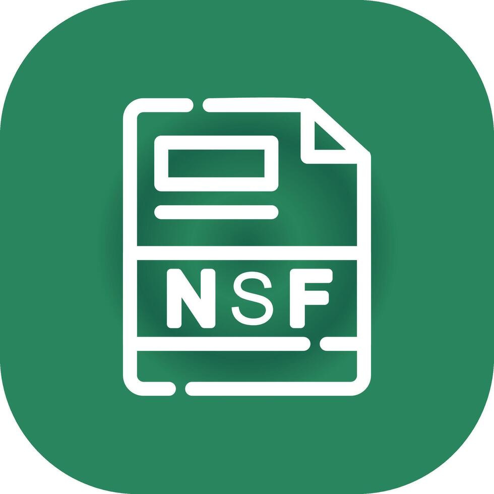 NSF Creative Icon Design vector