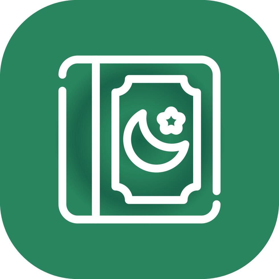 Quran Creative Icon Design vector