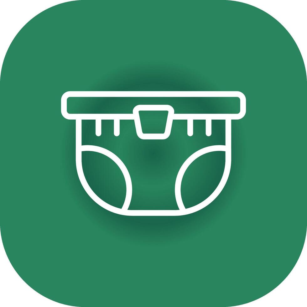 Diapers Creative Icon Design vector