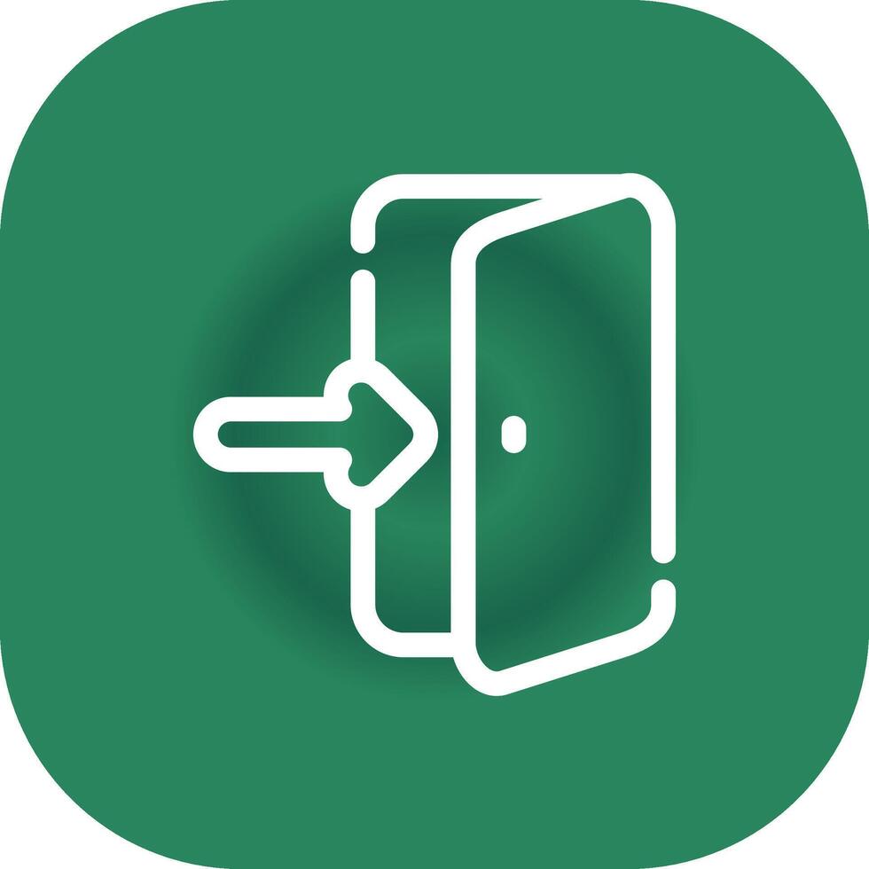 Glyph Gradient Circle Design vector