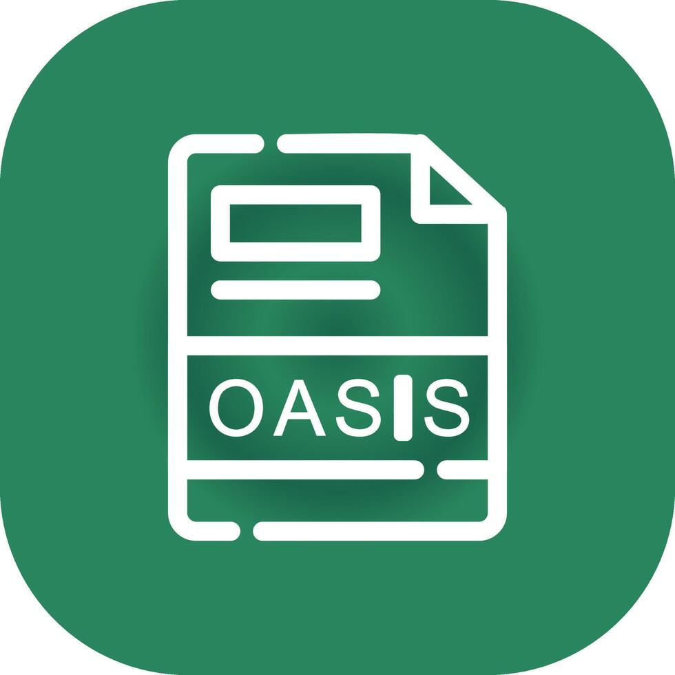 oasis creativo icono diseño vector