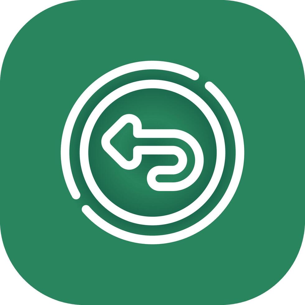 Undo Creative Icon Design vector