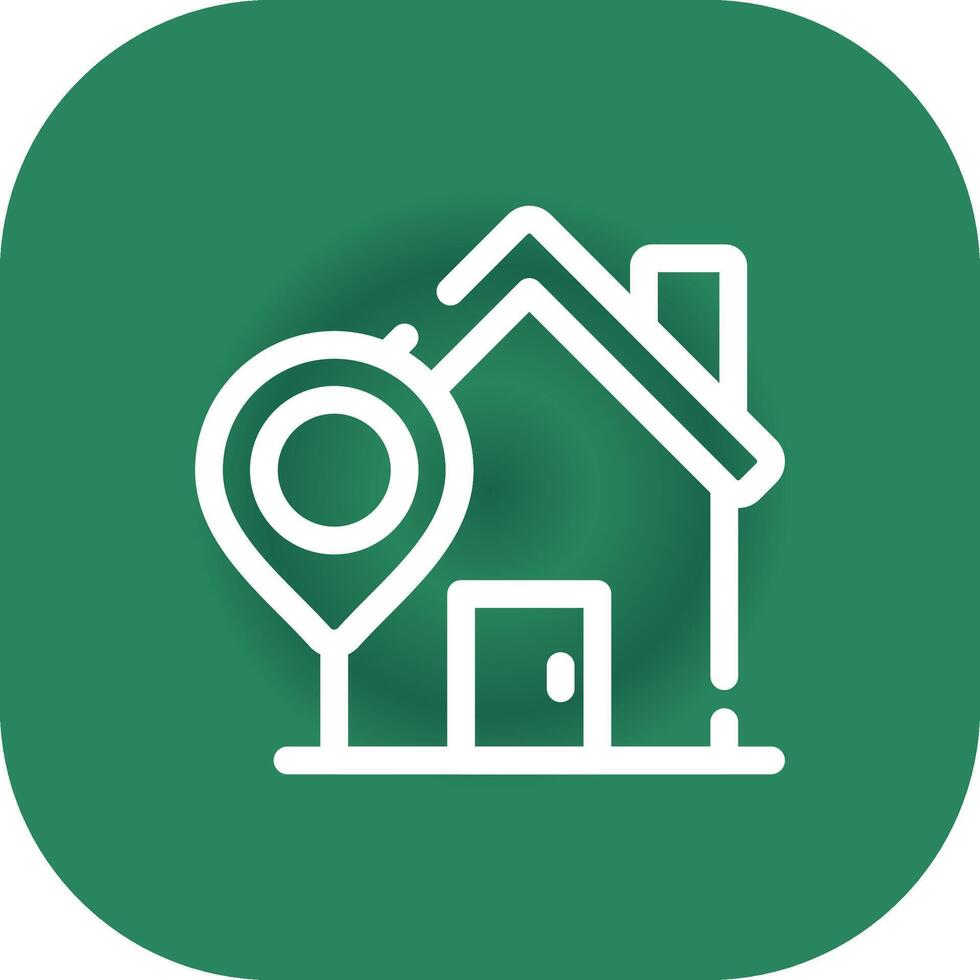 Home Location Creative Icon Design vector