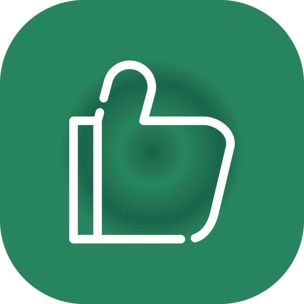 Thumbs-Up Creative Icon Design vector