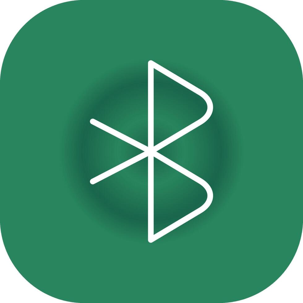 Bluetooth Creative Icon Design vector