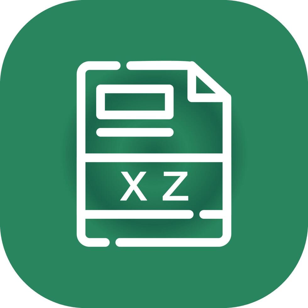 xz Creative Icon Design vector