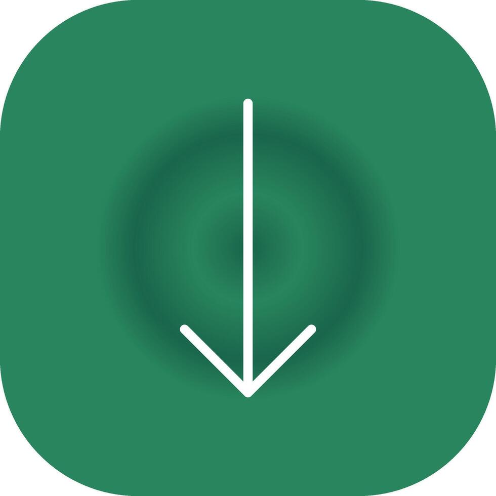 Down Arrow Creative Icon Design vector
