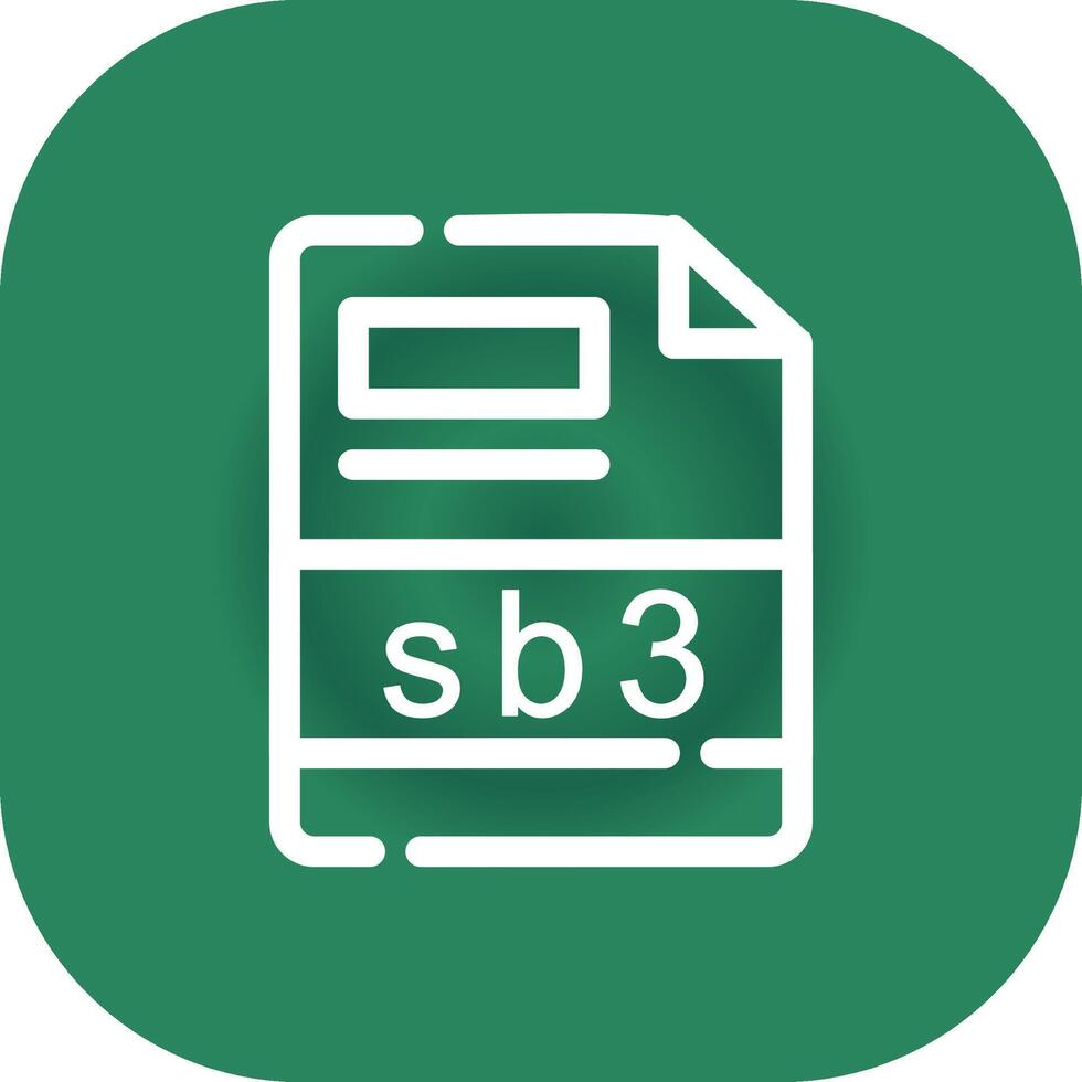 sb3 Creative Icon Design vector