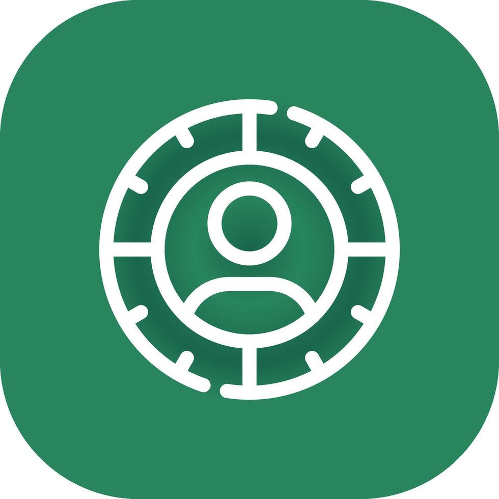 Target Audience Creative Icon Design vector