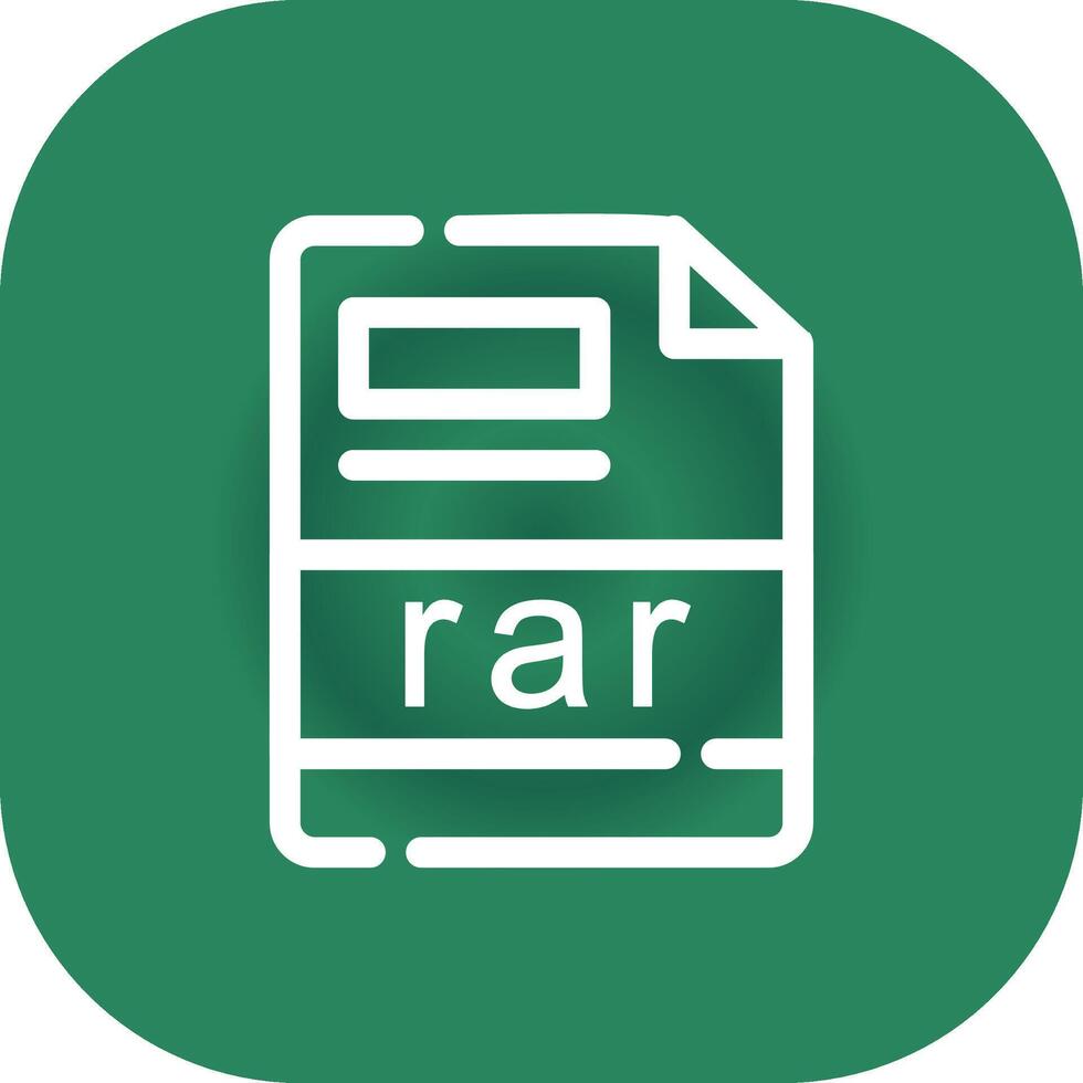 rar Creative Icon Design vector