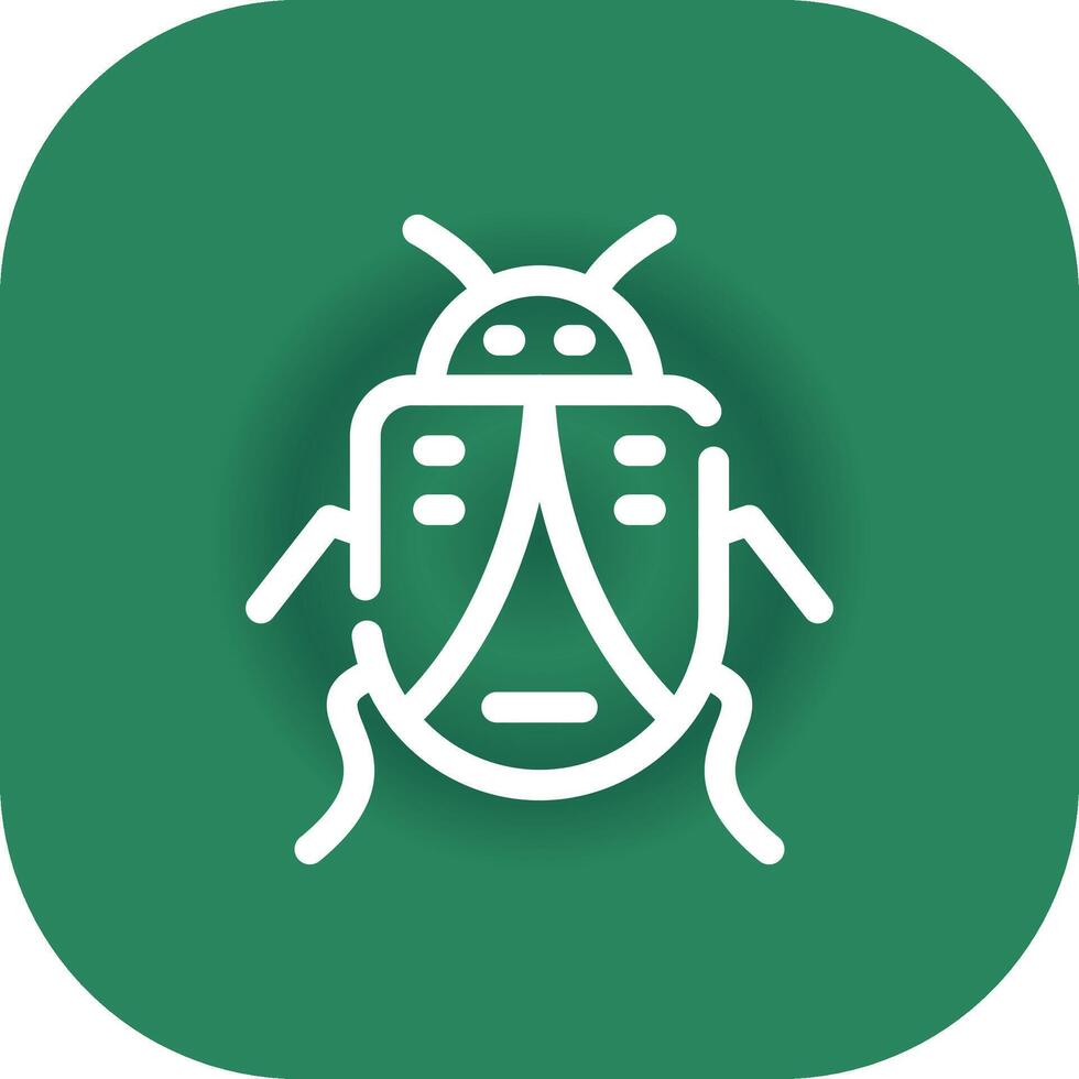 Bug Creative Icon Design vector