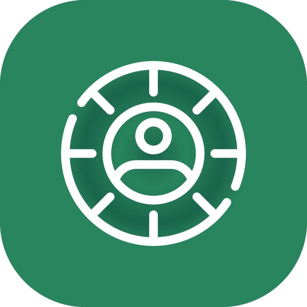 Targeting Creative Icon Design vector