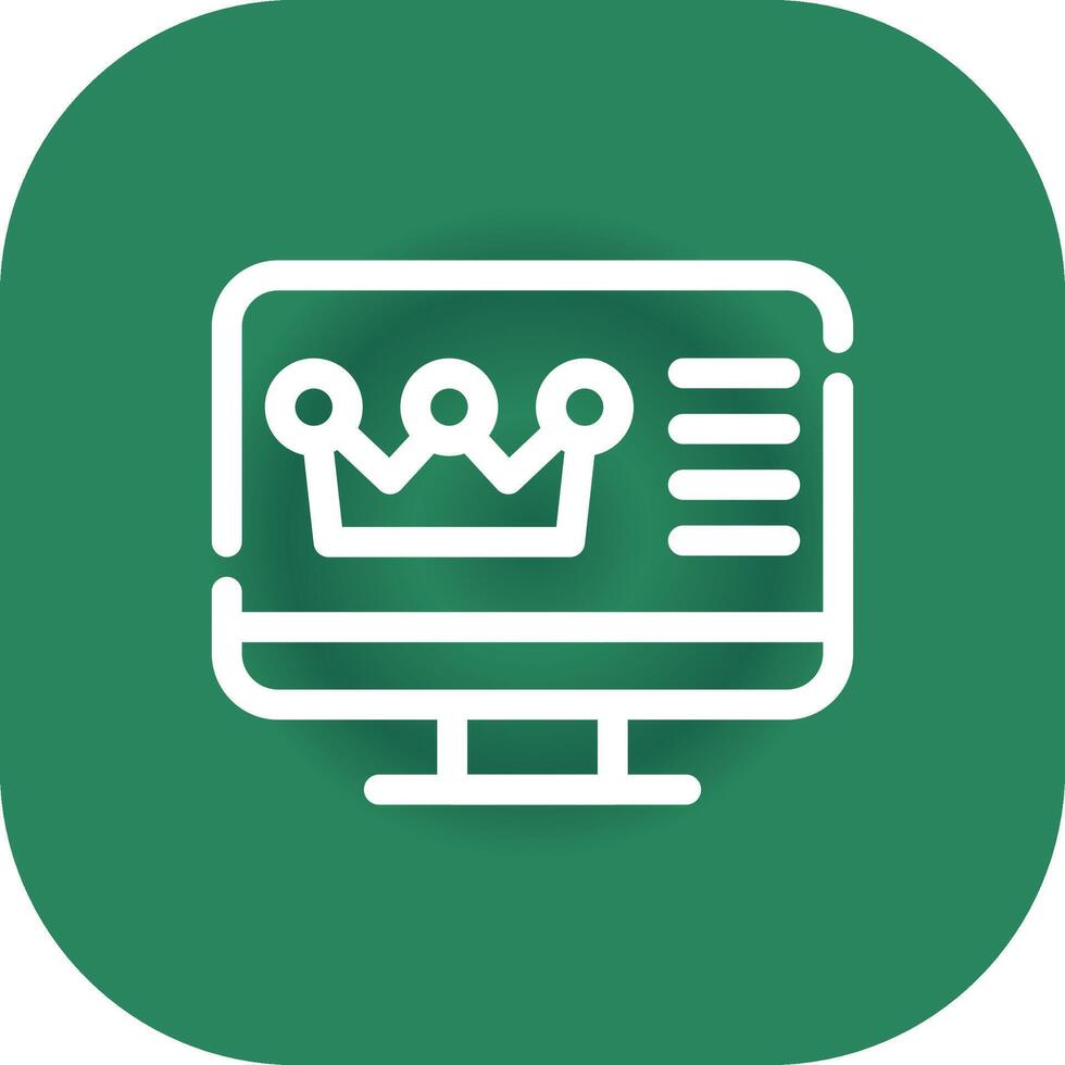 Premium Content Creative Icon Design vector
