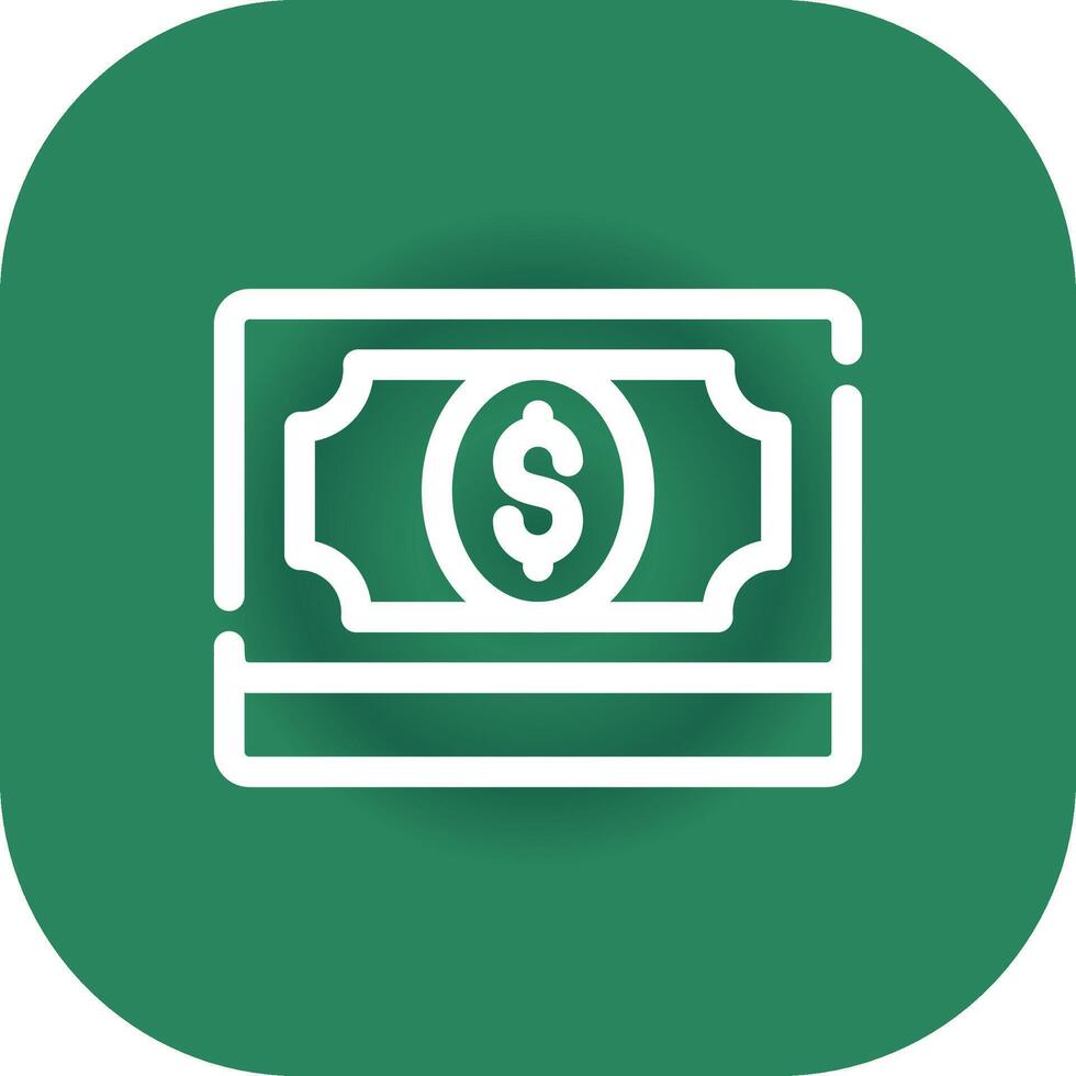 Banknotes Creative Icon Design vector