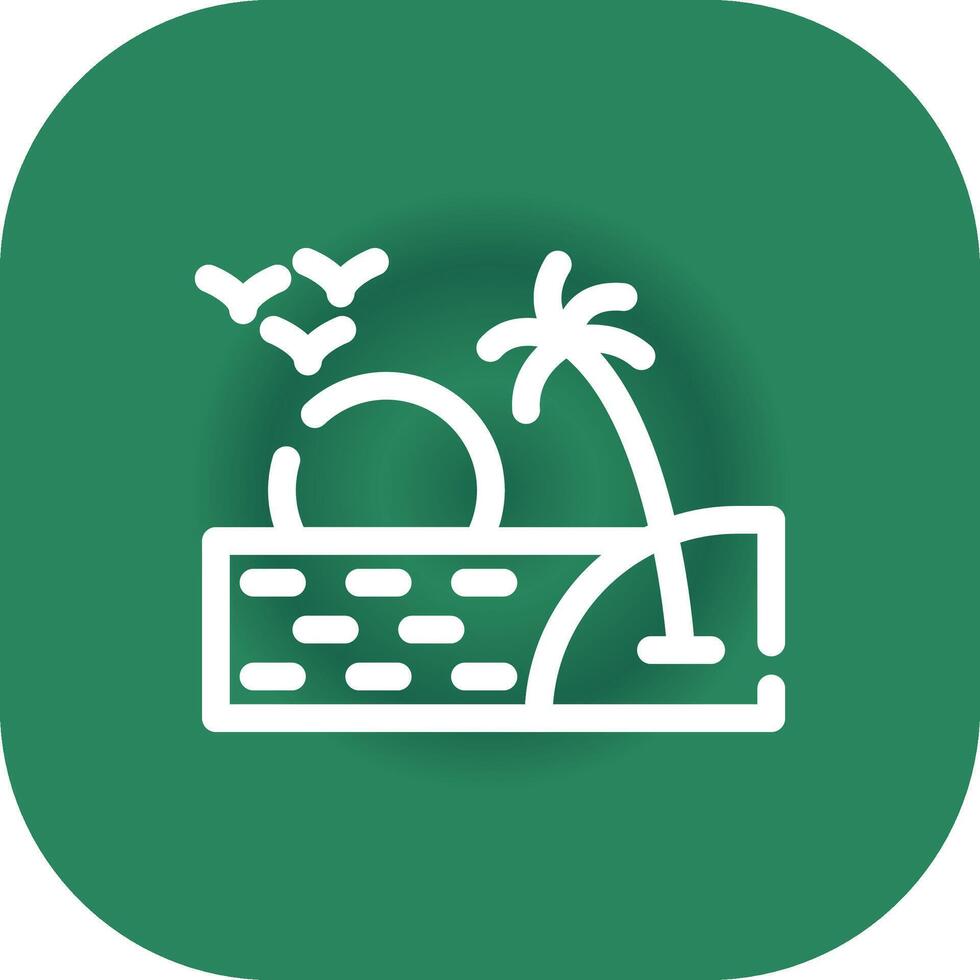Sunset Creative Icon Design vector