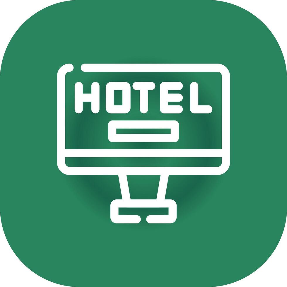 Online Booking Creative Icon Design vector