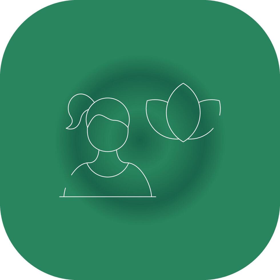 Meditation Creative Icon Design vector