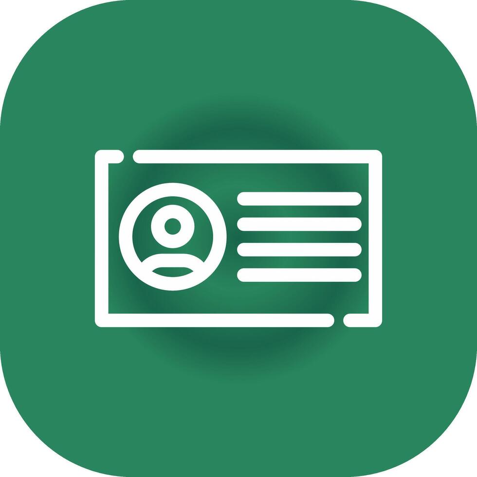Id Card Creative Icon Design vector