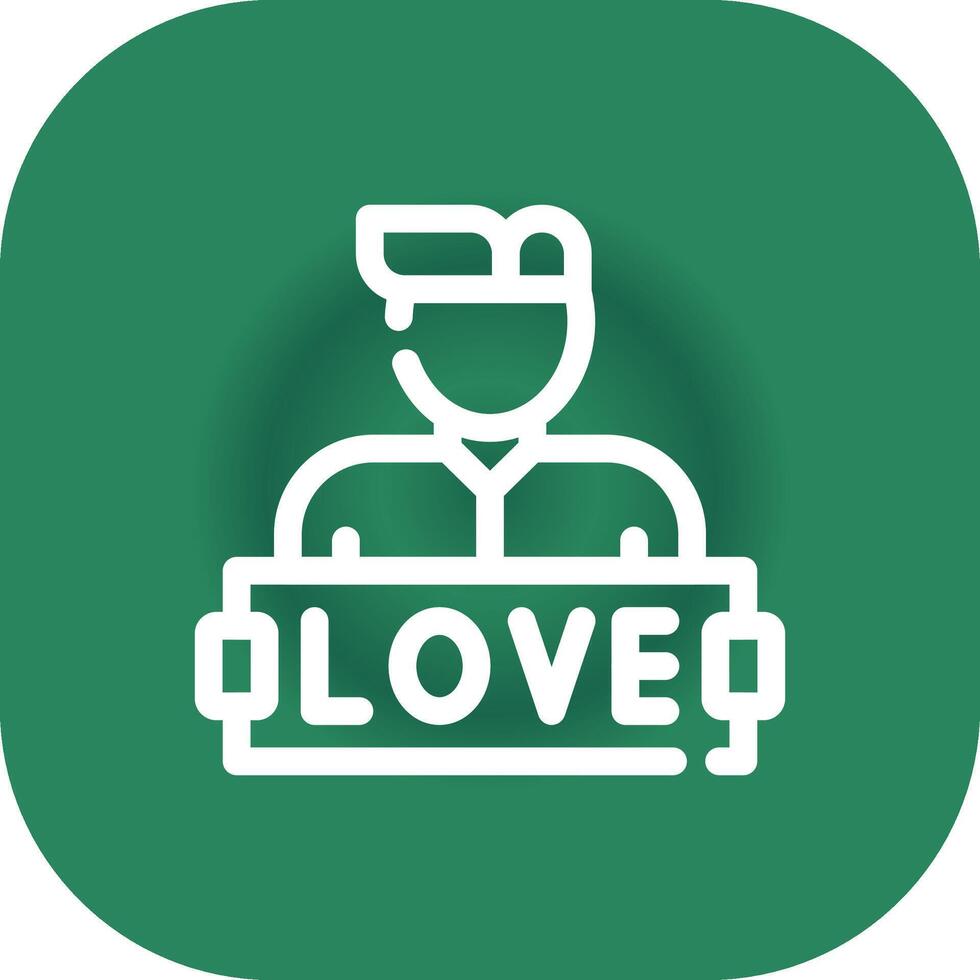 diseño de icono creativo de amor vector