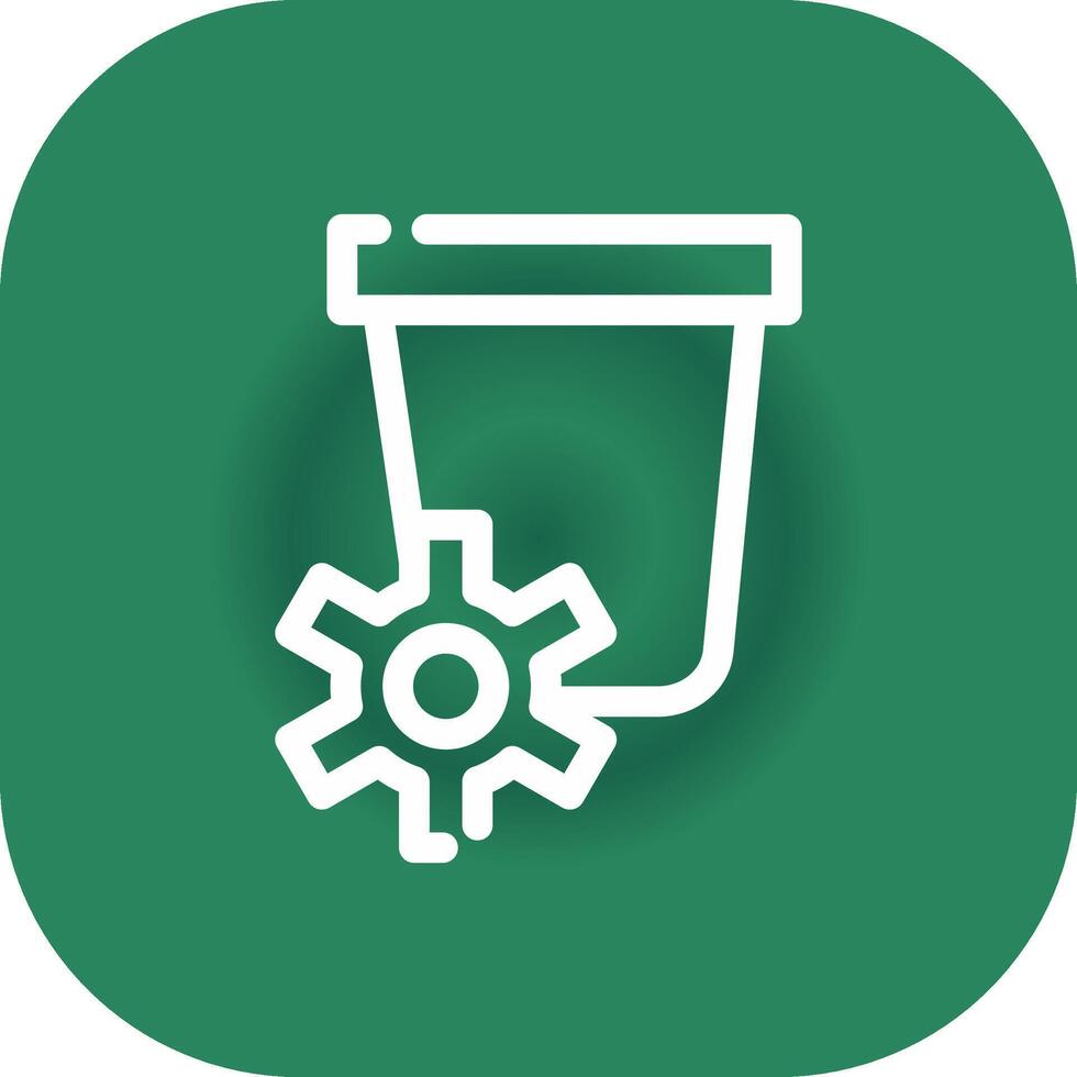Waste Creative Icon Design vector