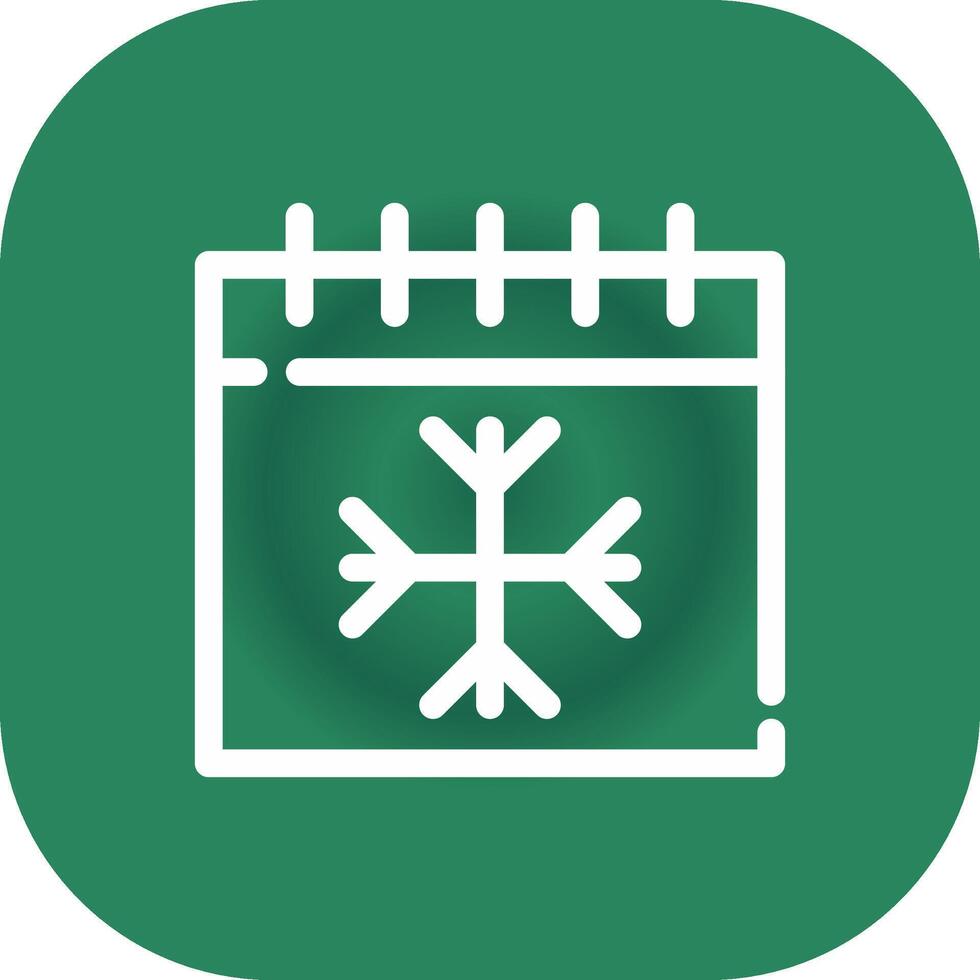 Winter Creative Icon Design vector