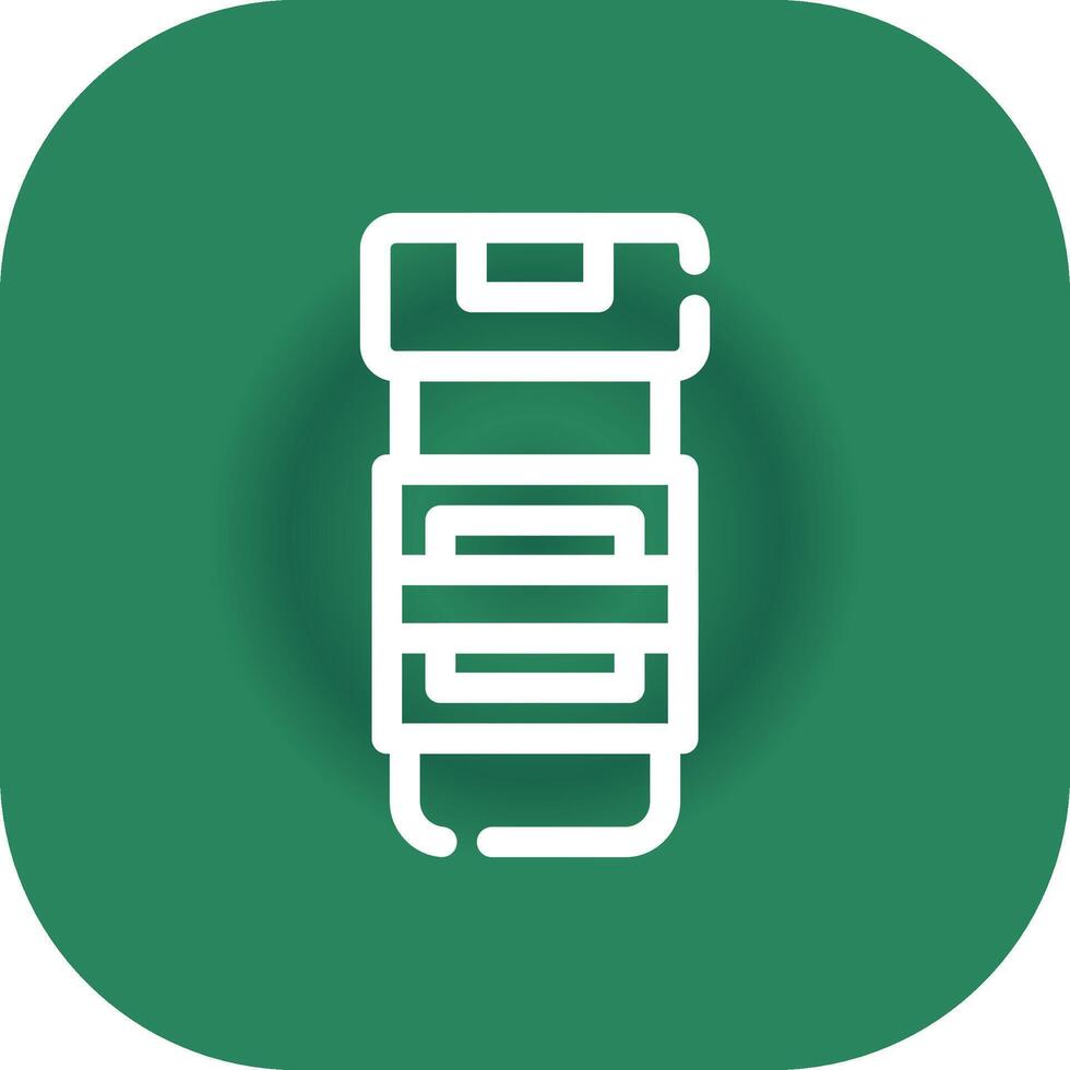 Test Tube Creative Icon Design vector