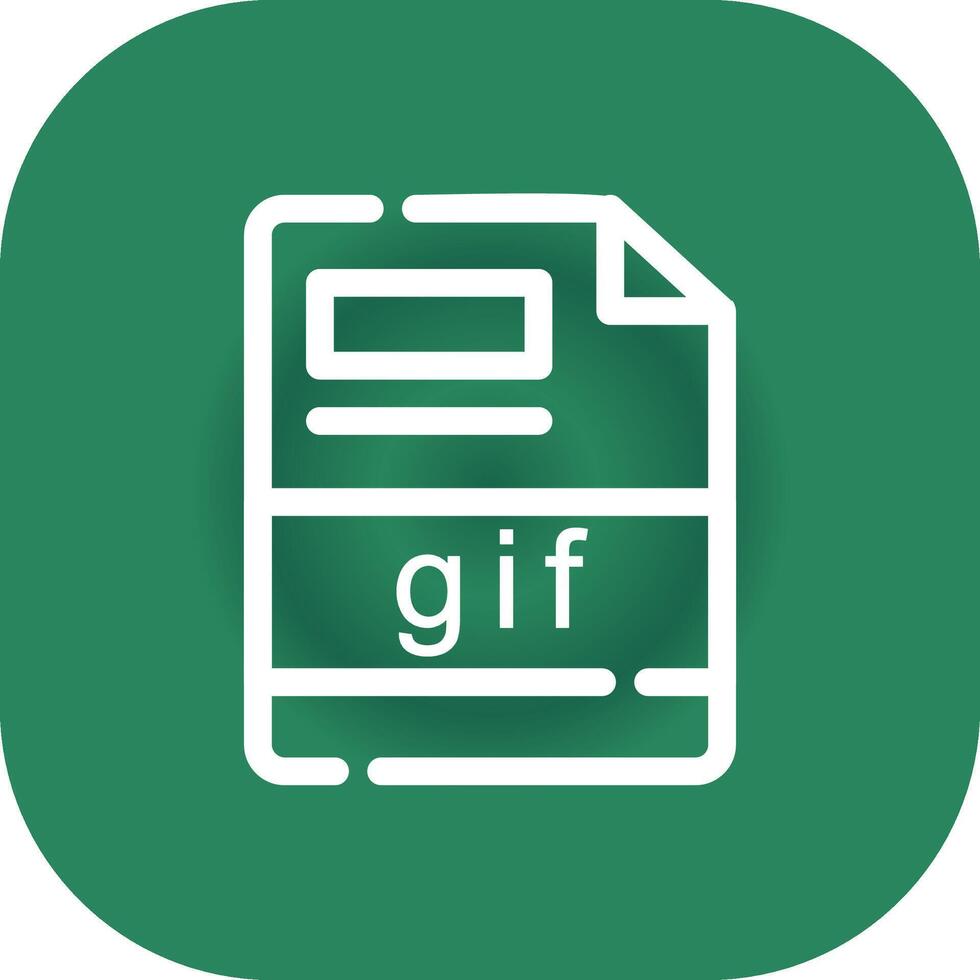 gif Creative Icon Design vector
