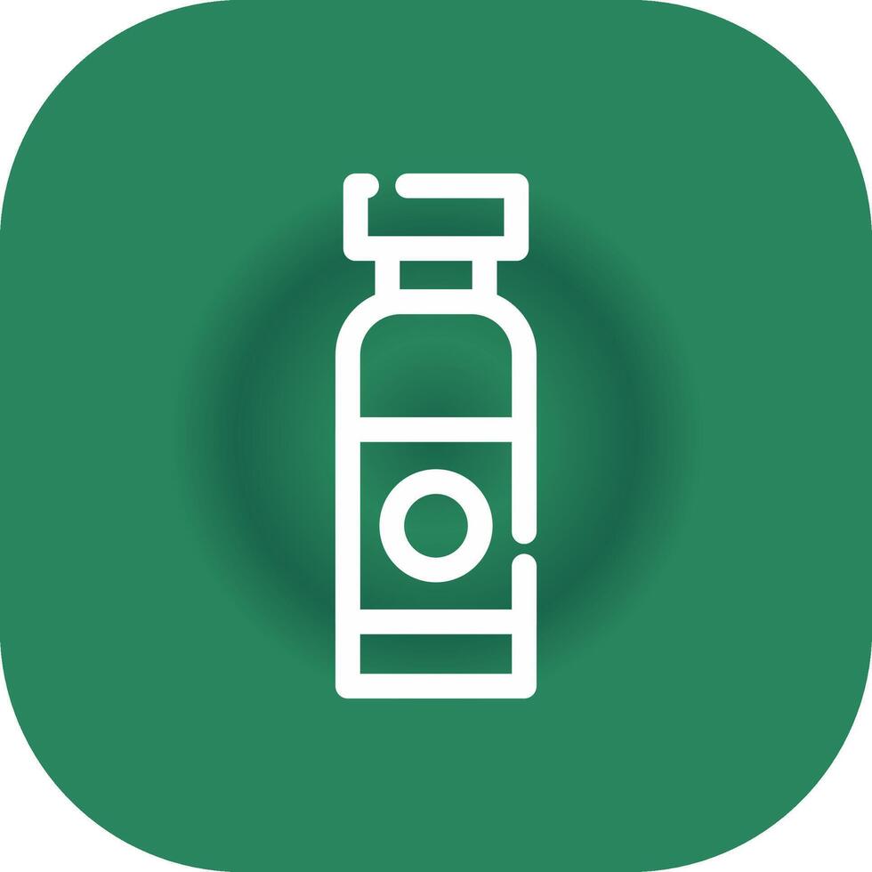 Water Bottle Creative Icon Design vector