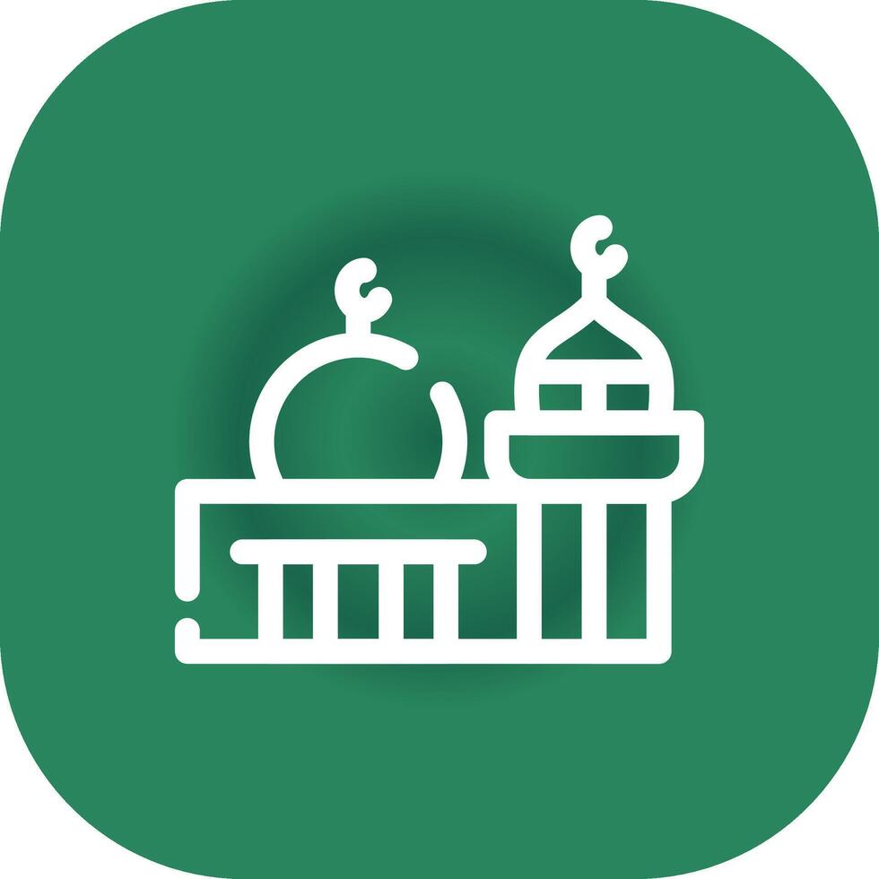 Mosque Creative Icon Design vector