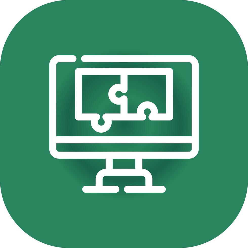 Puzzle Creative Icon Design vector