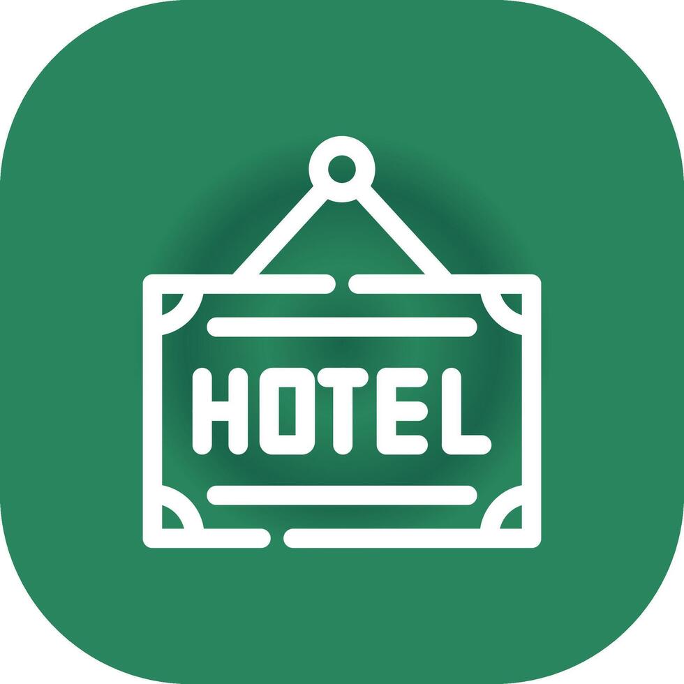 Hotel Creative Icon Design vector