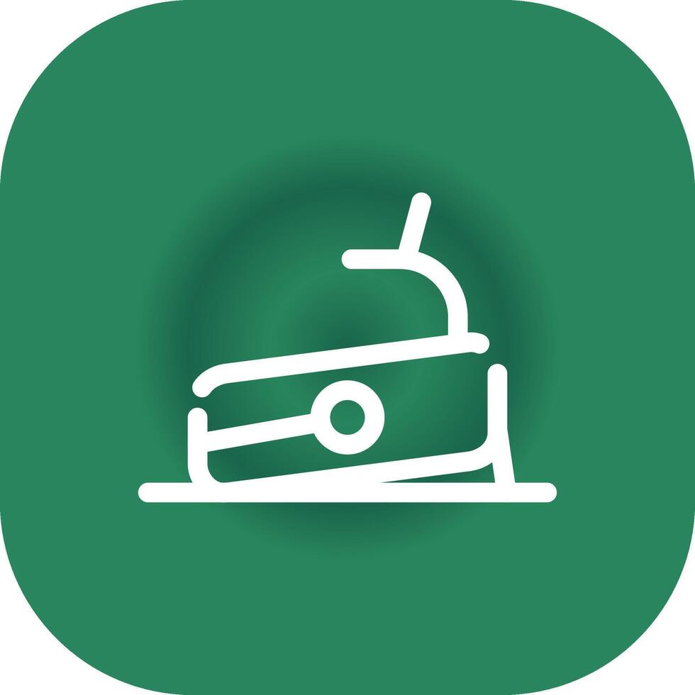 Treadmill Creative Icon Design vector