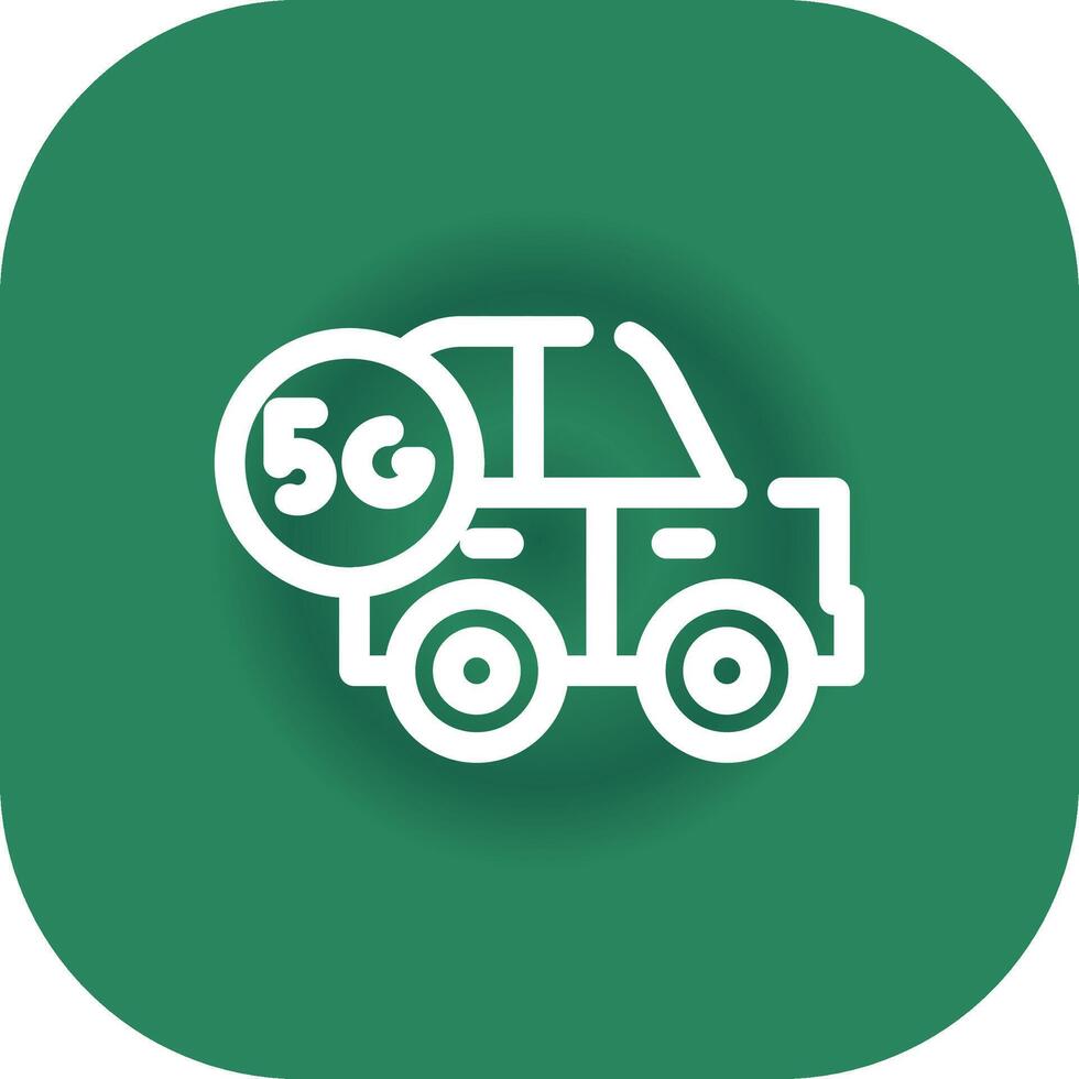 Smart Car Creative Icon Design vector