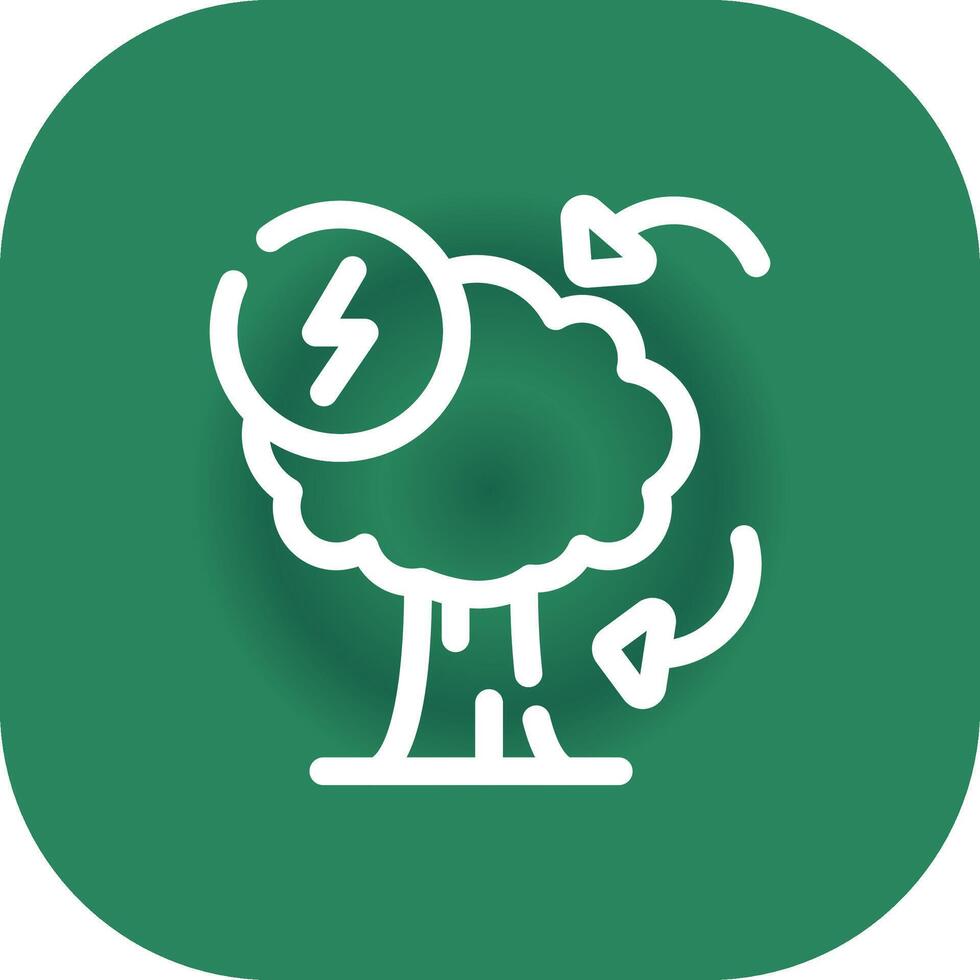 Eco Electricity Creative Icon Design vector