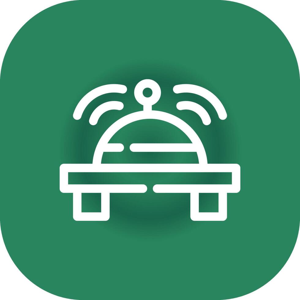 Reception Bell Creative Icon Design vector