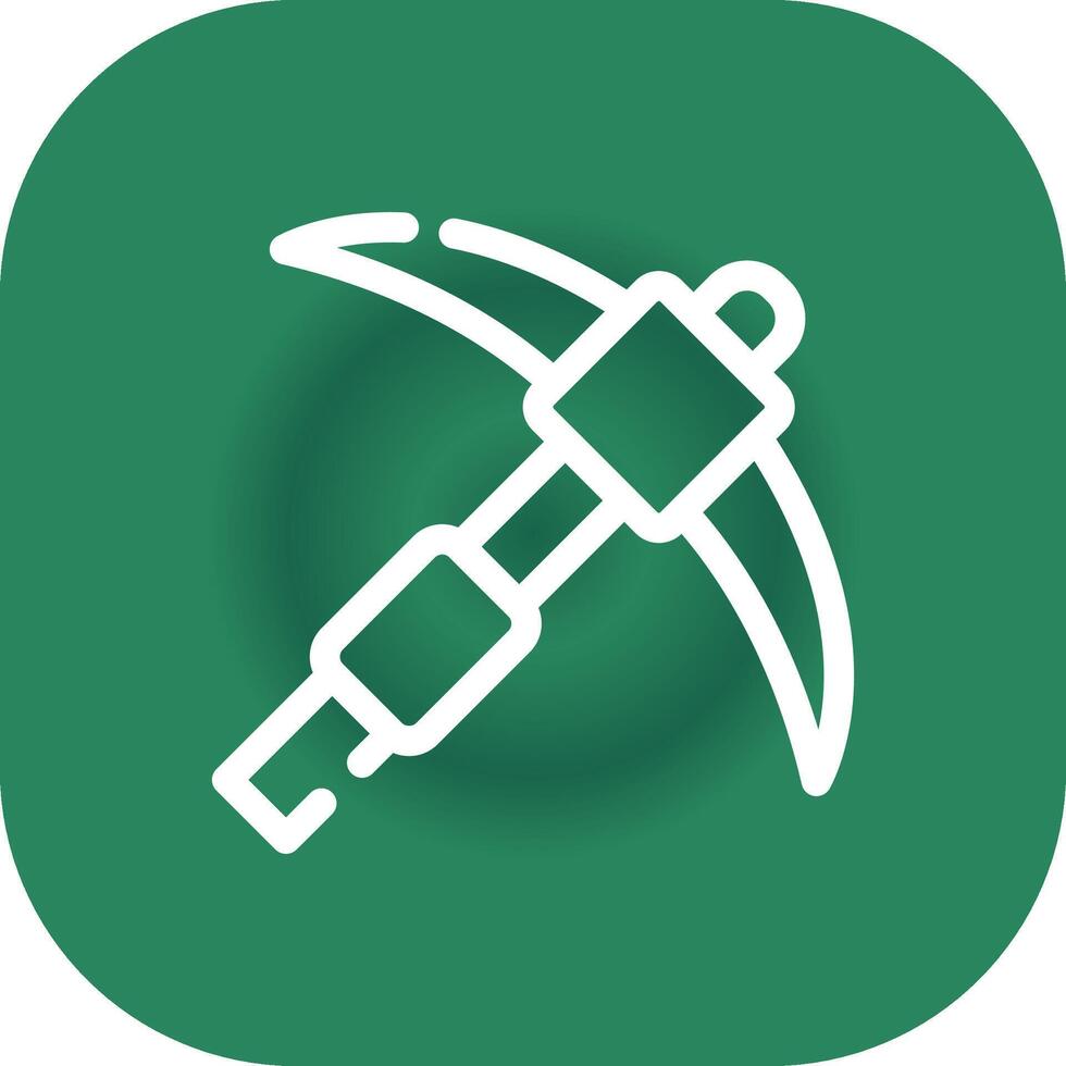 Pickaxe Creative Icon Design vector