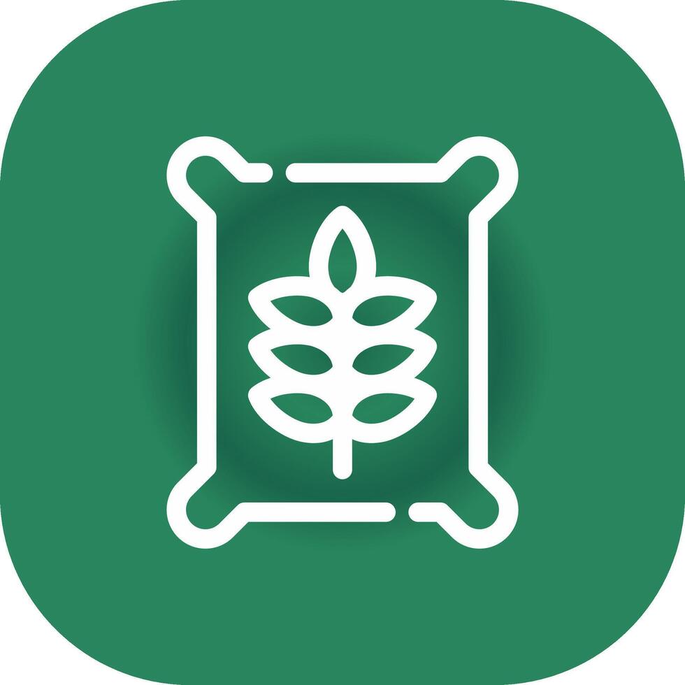 Seed Bag Creative Icon Design vector