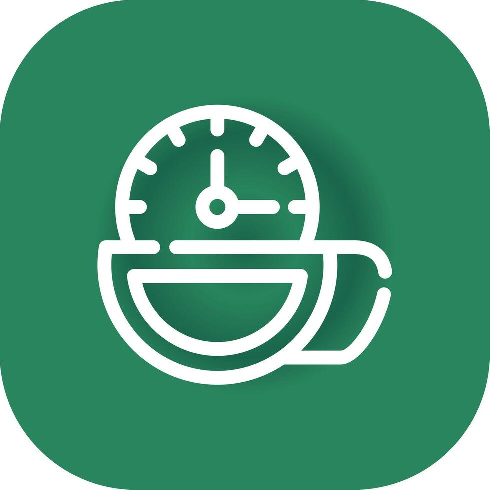 Tea Time Creative Icon Design vector