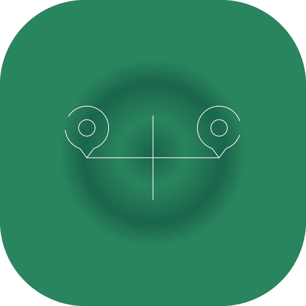 Route Creative Icon Design vector