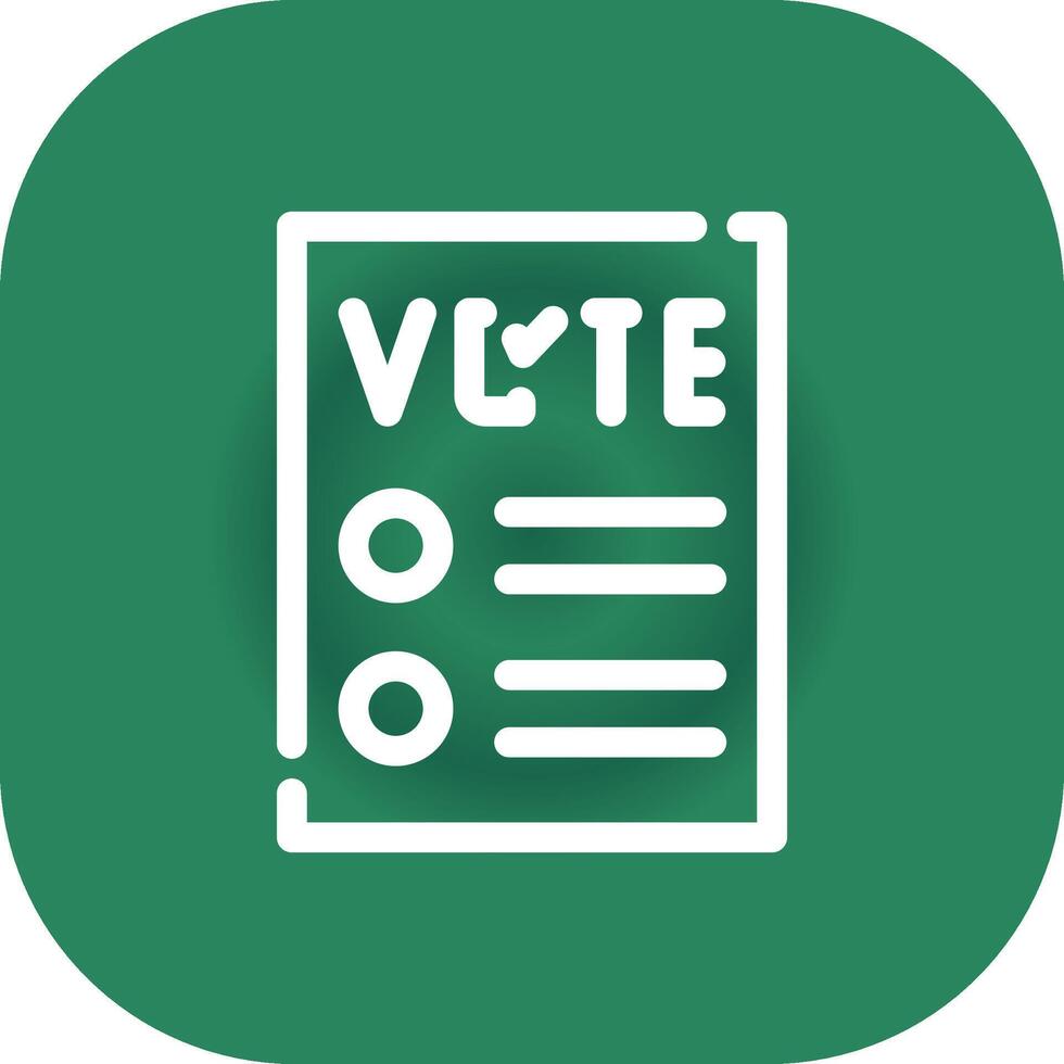 Ballot Creative Icon Design vector